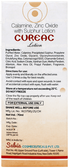Cureac Lotion 70Ml