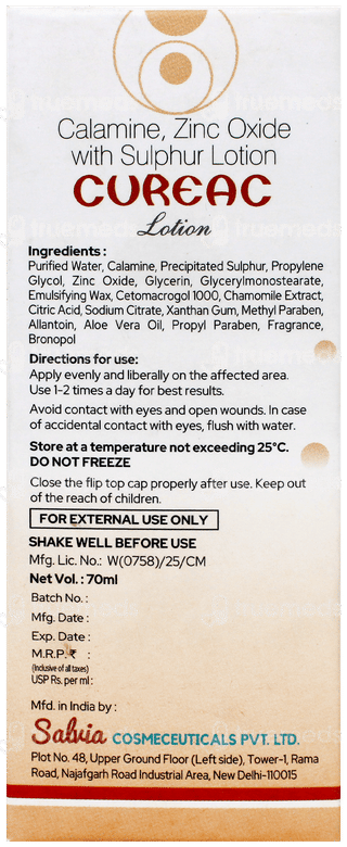 Cureac Lotion 70Ml