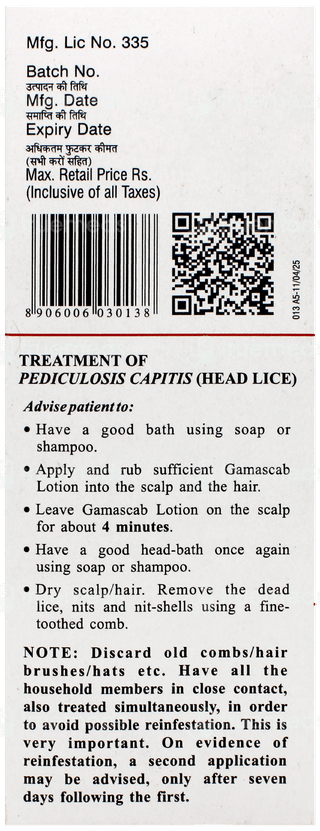 Gamascab Lotion 100Ml