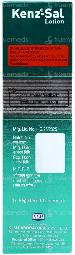 Kenz Sal Lotion 60ml Kenz Sal Lotion 60ml