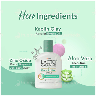 Lacto Calamine With Aloe Vera Lotion 120ml