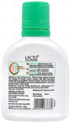 Lacto Calamine Kaolin Clay With Aloe Vera Face Lotion 30ml