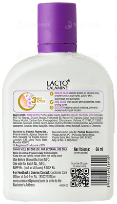 Lacto Calamine Oil Balance Lotion 60ml
