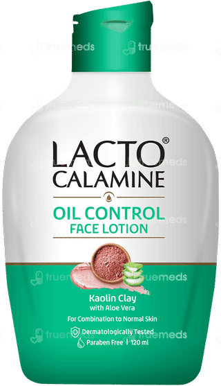 Lacto Calamine Oil Balance With Aloe Vera Lotion 120ml