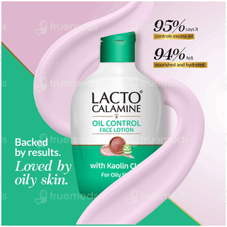 Lacto Calamine Oil Balance With Aloe Vera Lotion 120ml