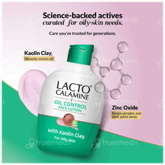 Lacto Calamine Oil Balance With Aloe Vera Lotion 120ml