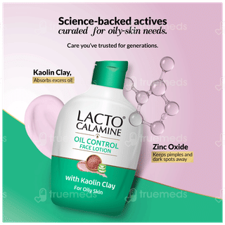 Lacto Calamine Oil Balance With Aloe Vera Lotion 120ml