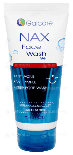Nax Face Wash Gel 75ml Nax Face Wash Gel 75ml