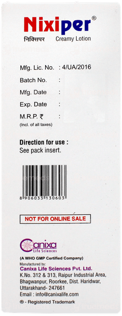 Nixiper Lotion 100ml