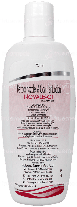 Novale Ct Scalp Lotion 75ml