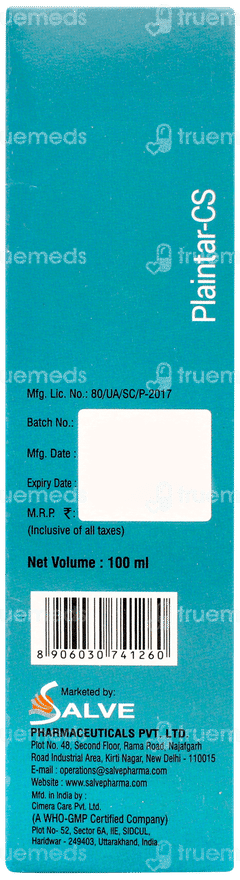 Plaintar Cs Lotion 100ml