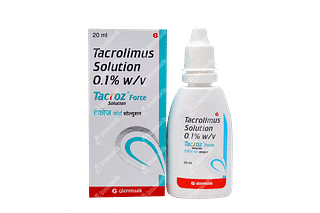 Tacroz Forte 0.1 % Solution 20 ML