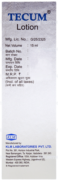 Tecum Solution 15ml Tecum Solution 15ml