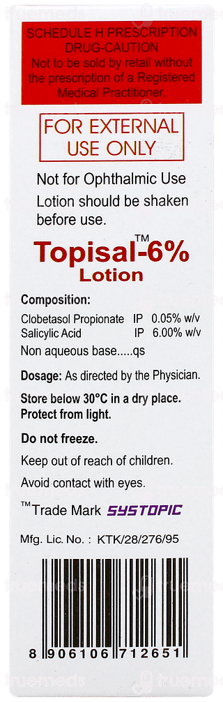 Topisal 6% Lotion 30ml