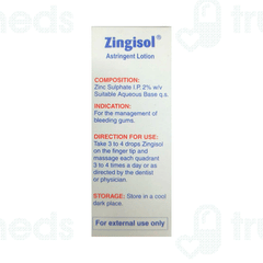 Zingisol New Astringent Lotion 15ml Zingisol New Astringent Lotion 15ml
