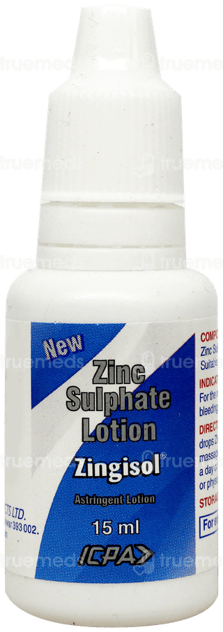 Zingisol New Astringent Lotion 15Ml