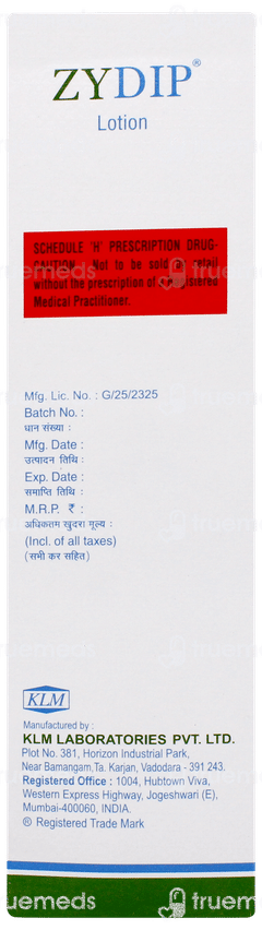 Zydip Lotion 50ml Zydip Lotion 50ml