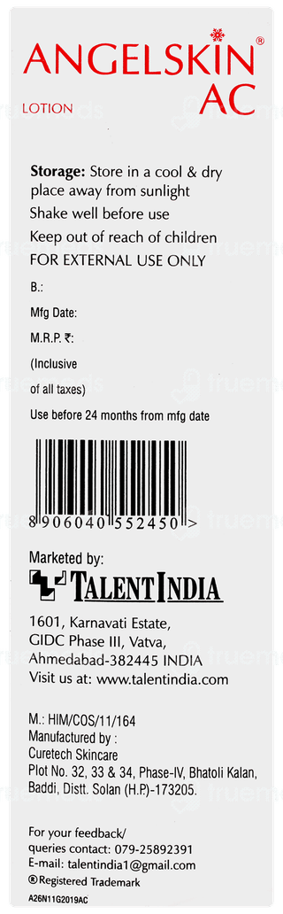 Angelskin Ac Lotion 100ml