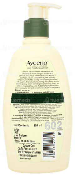 Aveeno Daily Moisturizing Lotion 354ml Aveeno Daily Moisturizing Lotion 354ml