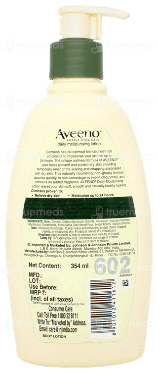 Aveeno Daily Moisturizing Lotion 354ml