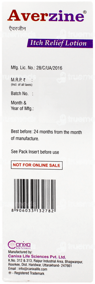 Averzine Itch Relief Lotion 75ml