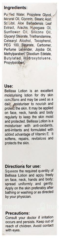 Bellissa Moisturising Lotion 100Gm