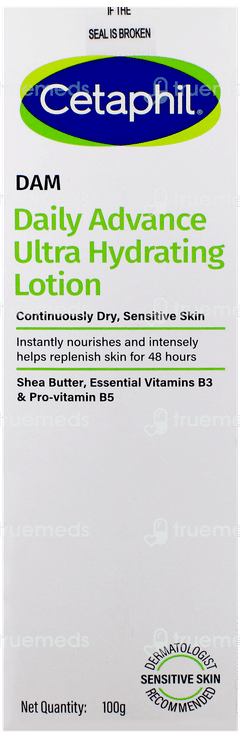 Cetaphil Dam Daily Advance Ultra Hydrating Lotion 100Gm