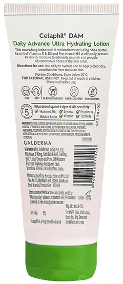Cetaphil Dam Daily Advance Ultra Hydrating Lotion 30gm
