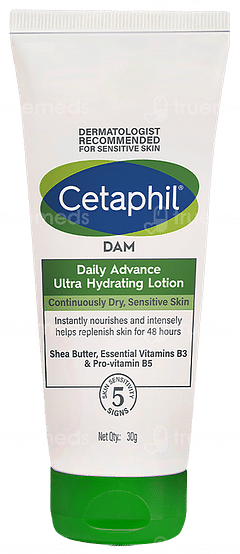Cetaphil Dam Daily Advance Ultra Hydrating Lotion 30gm Cetaphil Dam Daily Advance Ultra Hydrating Lotion 30gm