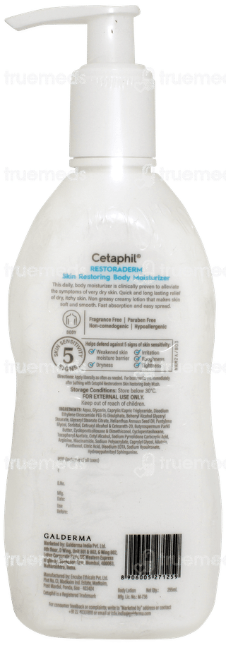 Cetaphil Restoraderm Skin Restoring Body Moisturizer 295ml