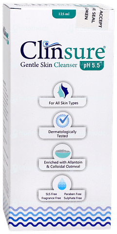 Clinsure Gentle Skin Cleanser 125ml