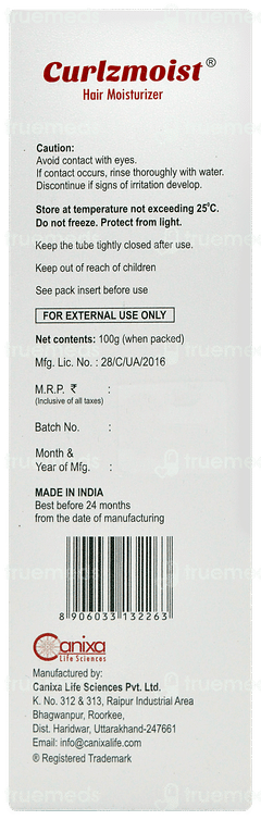 Curlzmoist Hair Moisturizer 100gm