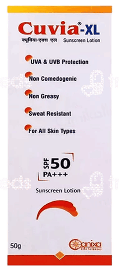 Cuvia Xl Spf 50 Pa+++ Lotion 50Gm