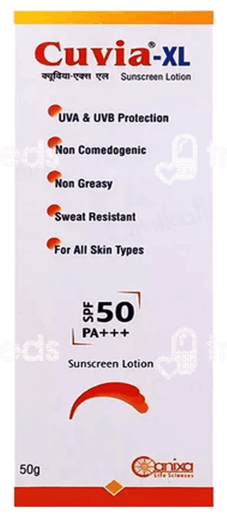 Cuvia Xl Spf 50 Pa+++ Lotion 50Gm