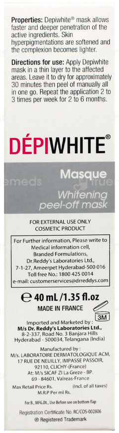 Depiwhite Masque Peel Off Mask 40Ml