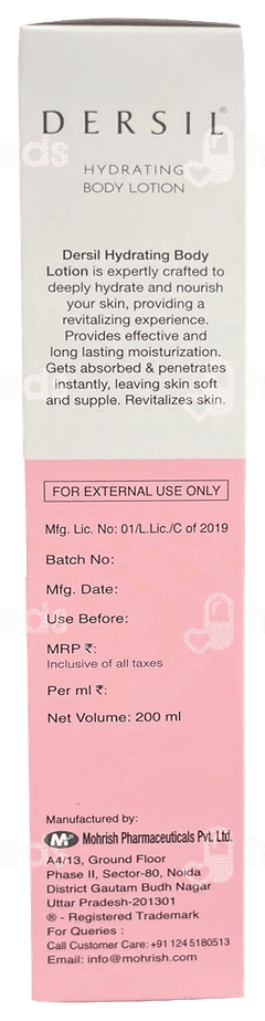 Dersil Body Lotion 200Ml