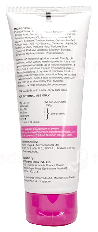 Dewderm Moisturising Lotion 100Gm