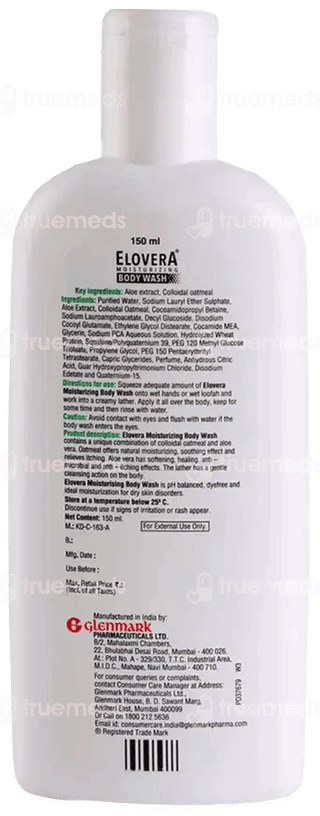 Elovera Moisturizing Body Wash 150Ml