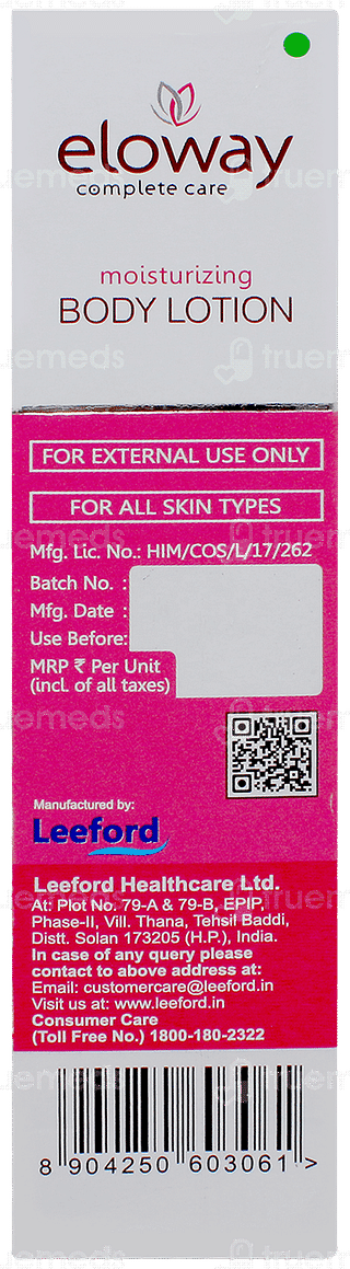 Eloway Moisturizing Body Lotion 100ml