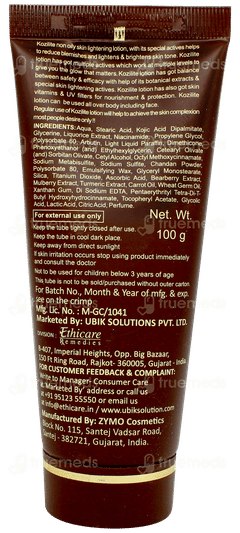 Kozilite Skin Lightening & Brightening Lotion 100gm