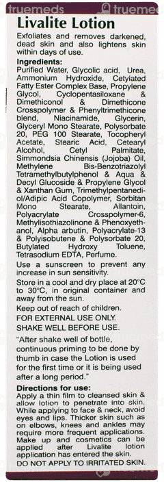 Livalite Lotion 30ml