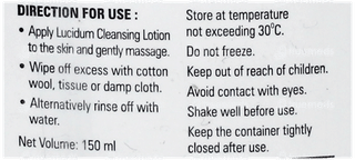 Lucidum Cleansing Lotion 150Ml