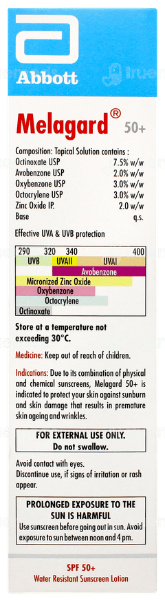 Melagard 50+ Sunscreen Lotion 60ml