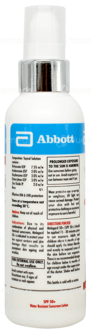 Melagard 50+ Sunscreen Lotion 60ml