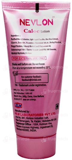 Nevlon Caloe Lotion 100Ml