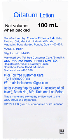 Oilatum Lotion 100ml Oilatum Lotion 100ml