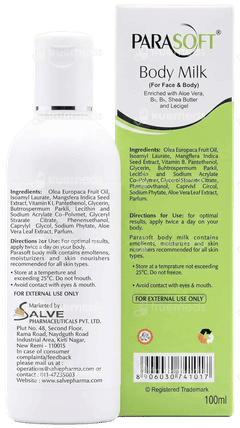 Parasoft Body Milk 100Ml Parasoft Body Milk 100Ml