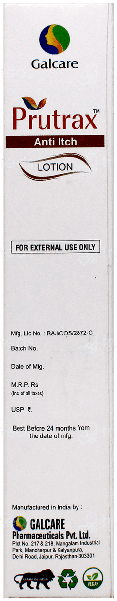 Prutrax Anti Itch Lotion 100Ml