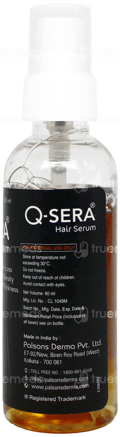 Q Sera Hair Serum 60Ml