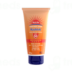 Rayblok Spf 50 Sunscreen Lotion 50Gm